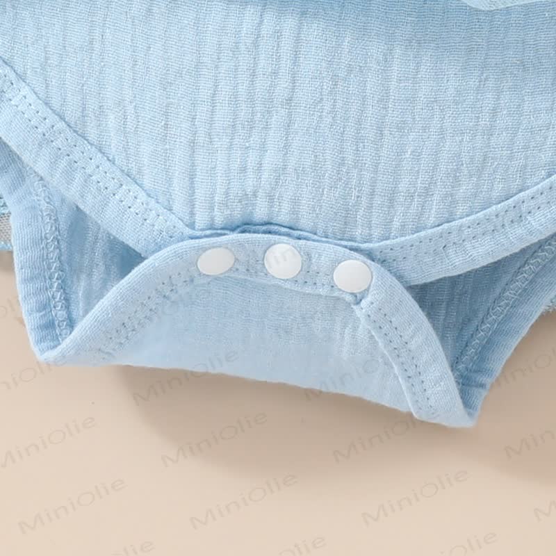 Baby Lace Tulle Ribbed Skirted Bodysuit - image 15