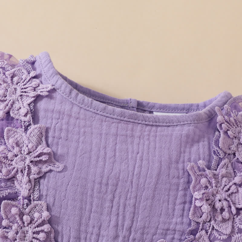 Baby Lace Tulle Ribbed Skirted Bodysuit - image 18