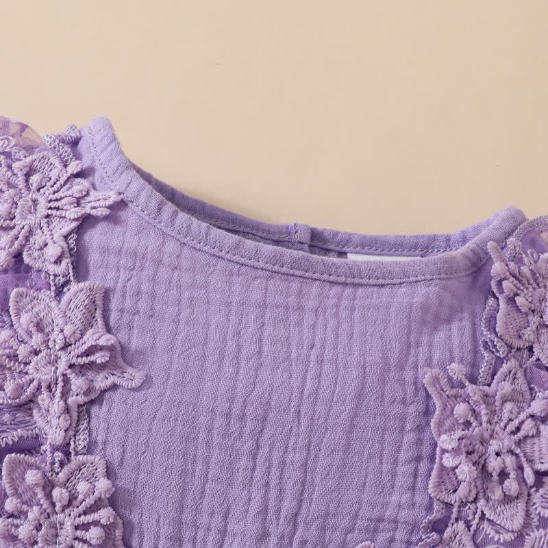 Baby Lace Tulle Ribbed Skirted Bodysuit - image 18