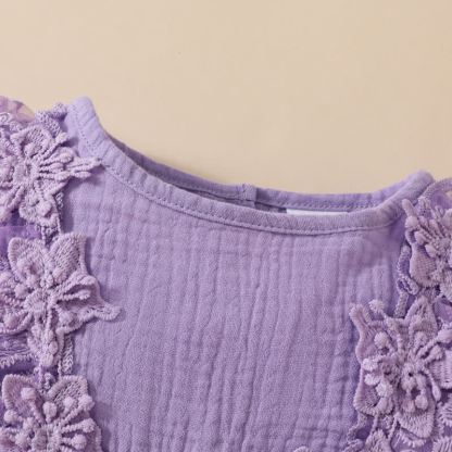 Baby Lace Tulle Ribbed Skirted Bodysuit - image 18