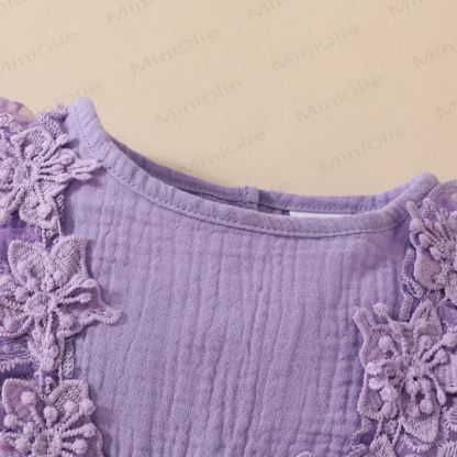 Baby Lace Tulle Ribbed Skirted Bodysuit - image 18