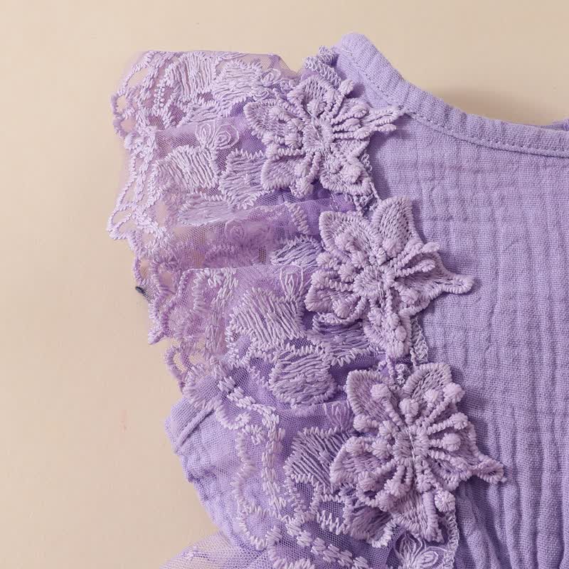 Baby Lace Tulle Ribbed Skirted Bodysuit - image 20