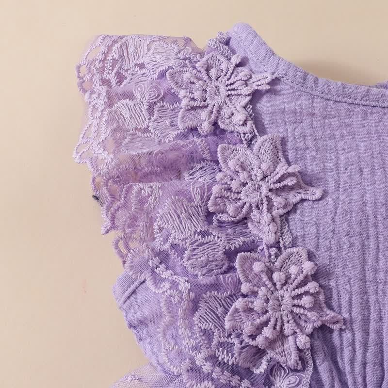 Baby Lace Tulle Ribbed Skirted Bodysuit - image 20