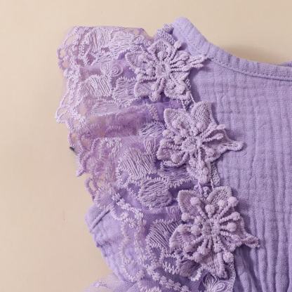 Baby Lace Tulle Ribbed Skirted Bodysuit - image 20