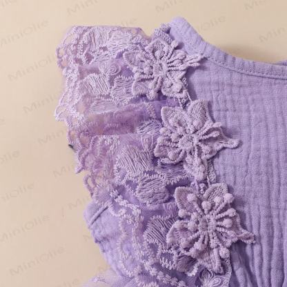 Baby Lace Tulle Ribbed Skirted Bodysuit - image 20