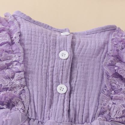 Baby Lace Tulle Ribbed Skirted Bodysuit - image 21