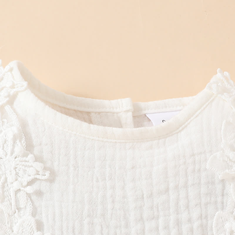 Baby Lace Tulle Ribbed Skirted Bodysuit - image 27