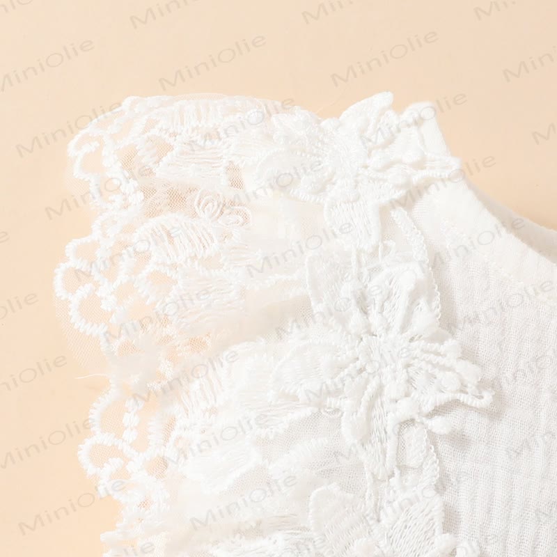 Baby Lace Tulle Ribbed Skirted Bodysuit - image 29
