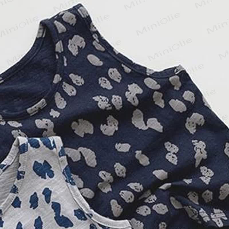 Toddler Soft Cotton Dot Print Tank Top and Shorts 2-piece Set - image 5