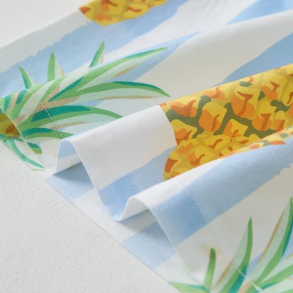 Baby Toddler Pineapple Blue Striped Sleeveless 2-piece Set - image 5