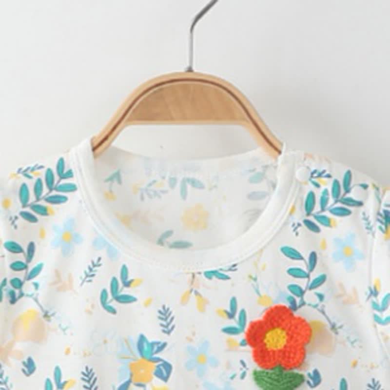 Toddler Baby Girl Floral Cotton Dress - image 4