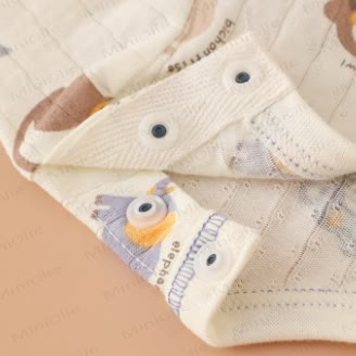 3-Pack Baby Animal Print Cotton Bodysuit - image 4