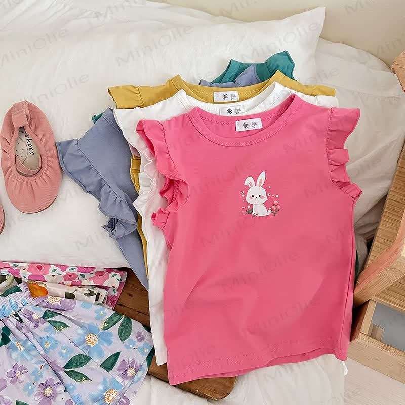 Toddler Girl Floral Fruit/Animal Print Sleeveless Set - image 9