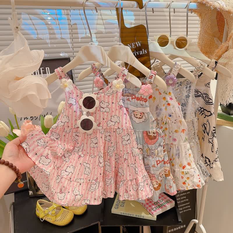 Toddler Girl Floral Cami Dress - image 1
