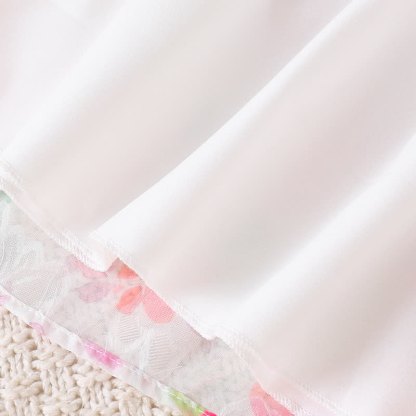 Baby Girl Pink Floral Dress with Hat - image 5