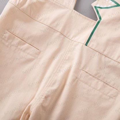 Baby Dino Tail Knit Tee and Suspender Shorts 2-piece Overalls Set - image 9