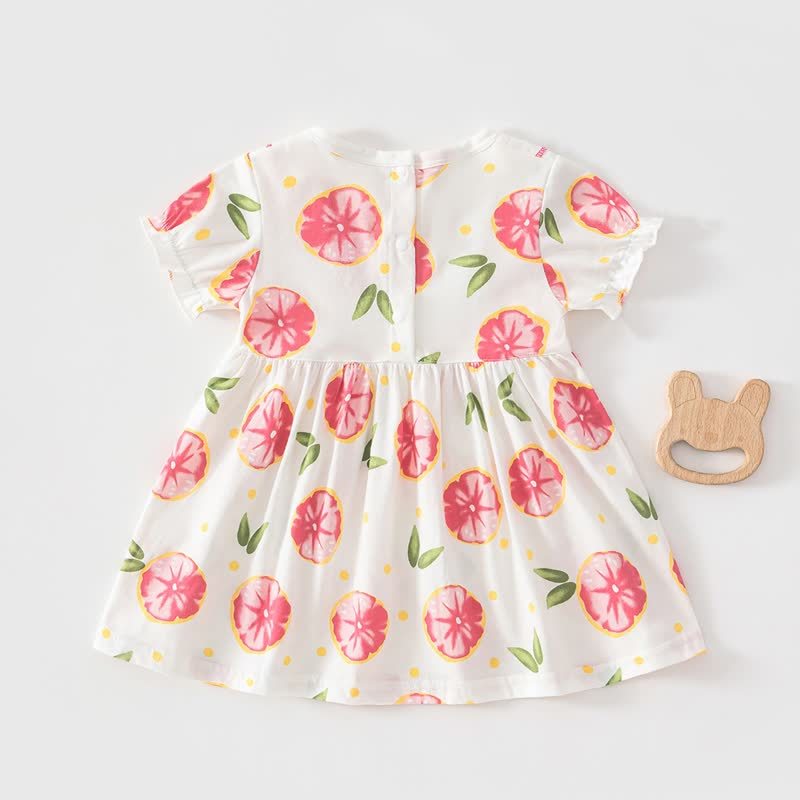Baby Toddler Girl Fruit/Animal Print Short-sleeve Summer Dress - image 15