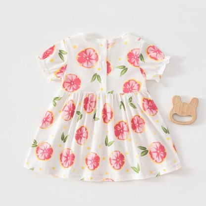 Baby Toddler Girl Fruit/Animal Print Short-sleeve Summer Dress - image 15