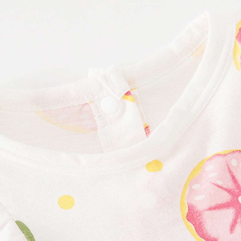 Baby Toddler Girl Fruit/Animal Print Short-sleeve Summer Dress - image 16
