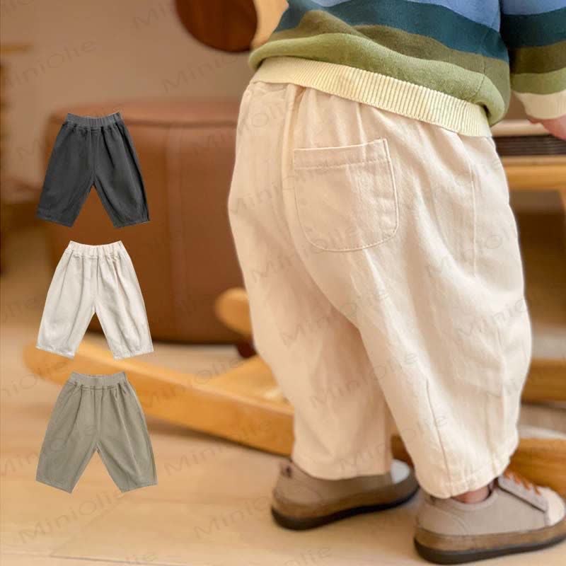 Toddler Cotton Harem Ankle Pants - image 1