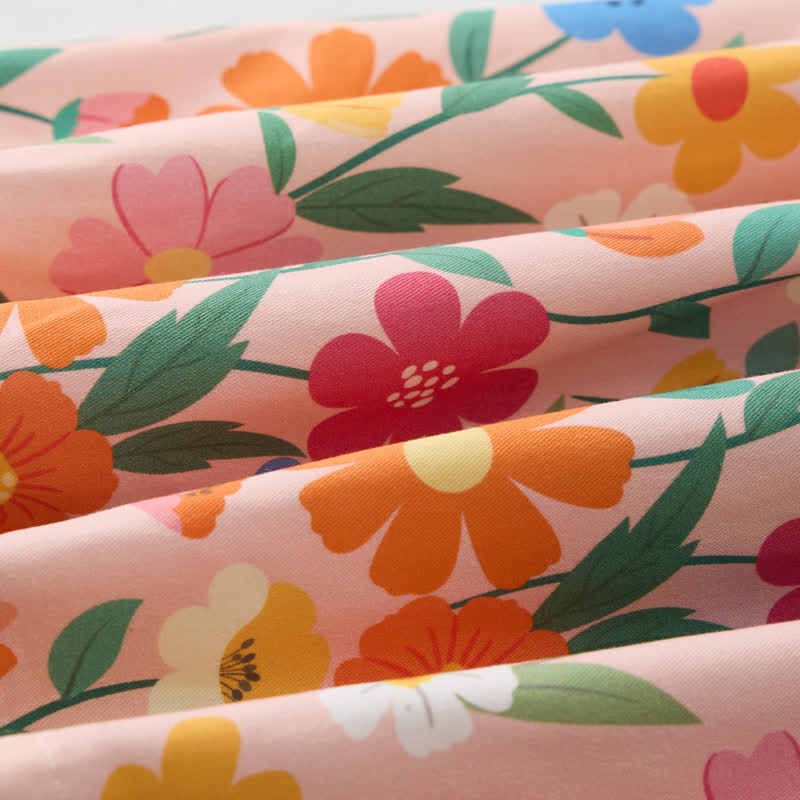 Baby Toddler Pink Flower Print Pants - image 7