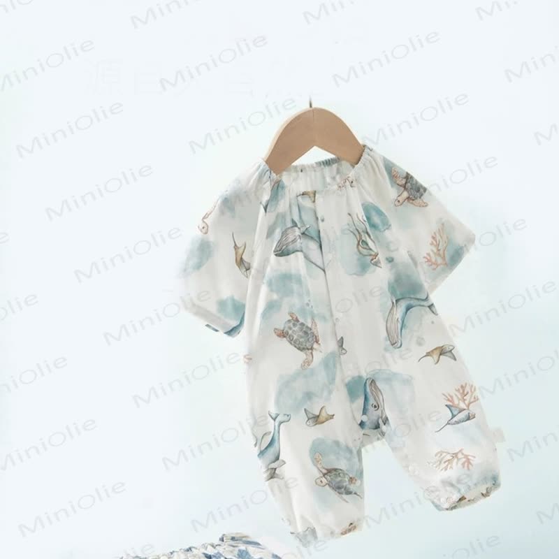 Baby Bamboo Fiber Soft Romper - image 1