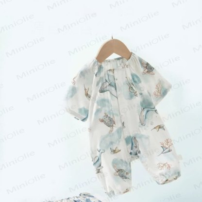 Baby Bamboo Fiber Soft Romper - image 1