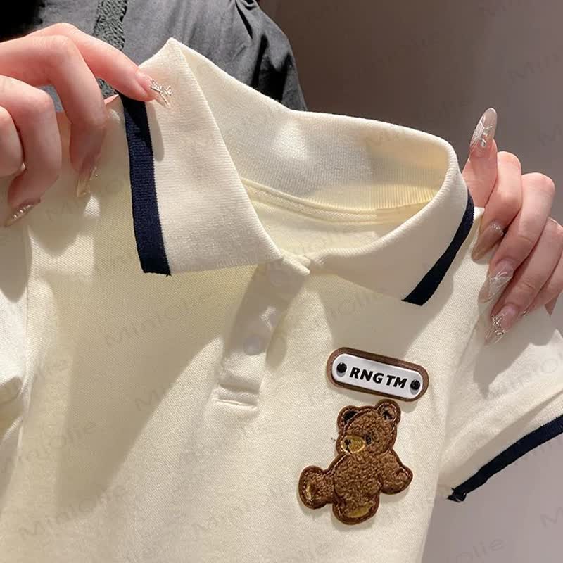 Baby Classic Polo Bear Bodysuit - image 4