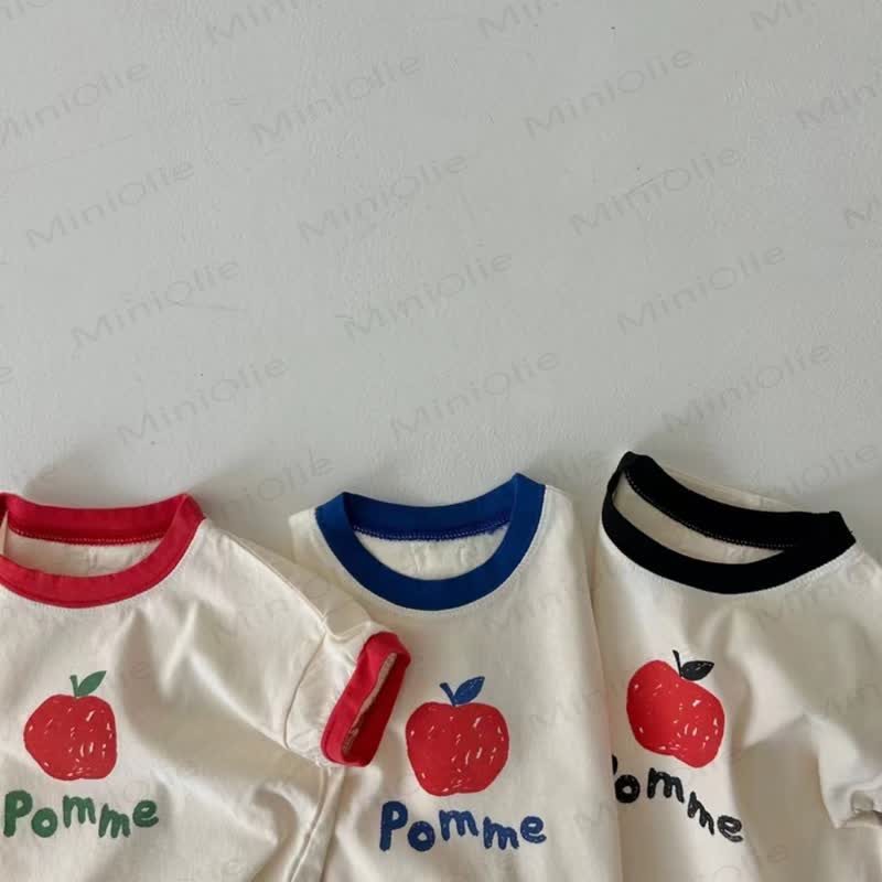 Baby Toddler Apple Print Tee and Plaid Shorts 2 Piece Set - image 6