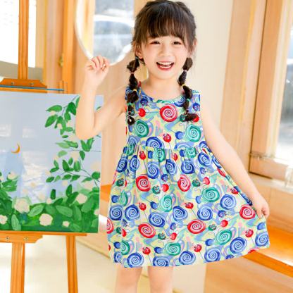 Toddler Girl Floral/Animal Print Summer Dress - image 39
