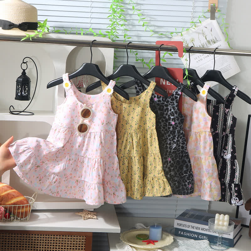 Toddler Girl Floral Tiered Dress - image 1