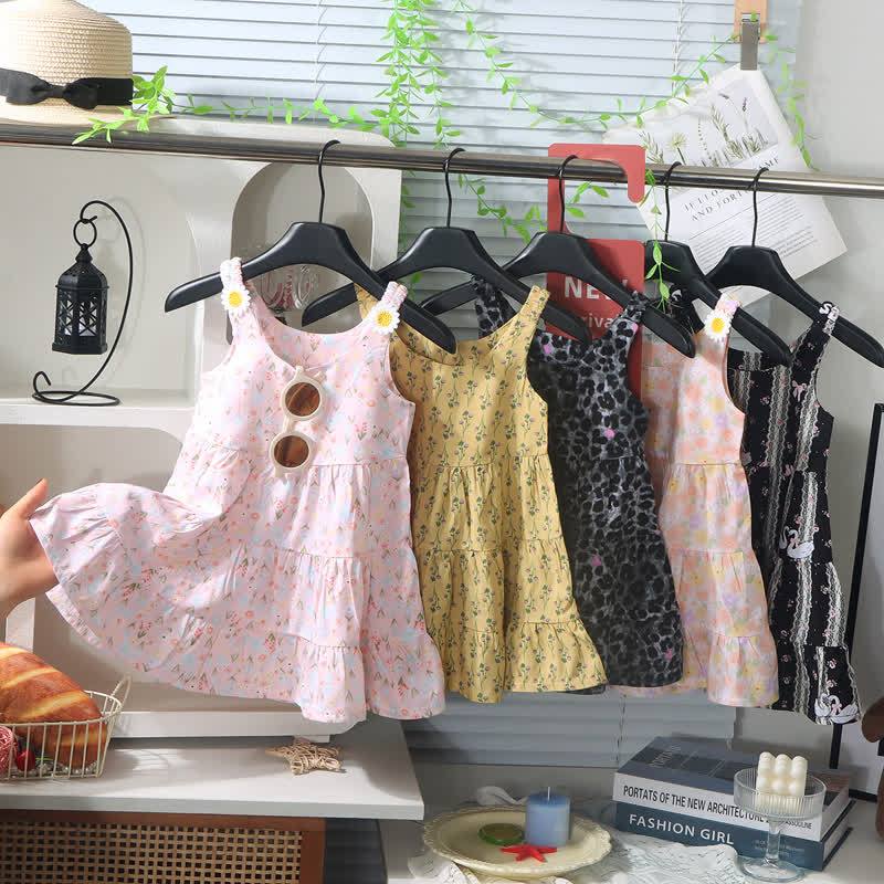 Toddler Girl Floral Tiered Dress - image 1