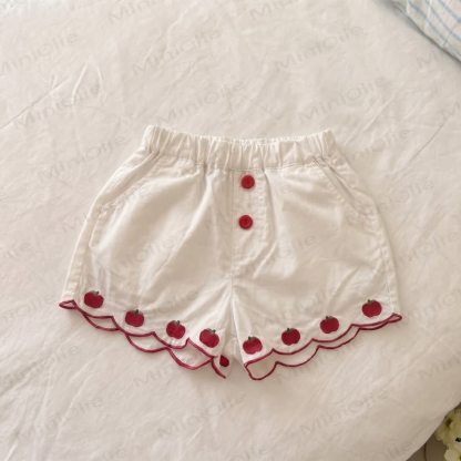 Toddler Girl Apple Dot Sleeveless Set - image 3