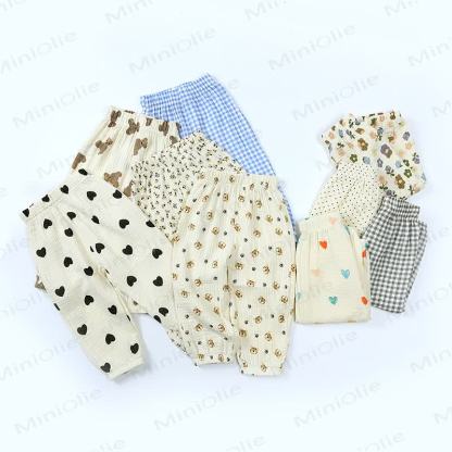 Kids Tales Toddler Floral Cotton Balloon Pants - image 1