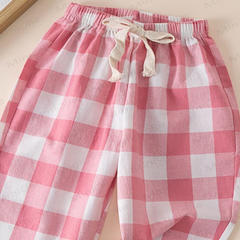 Toddler Cotton Plaid Pants - image 7