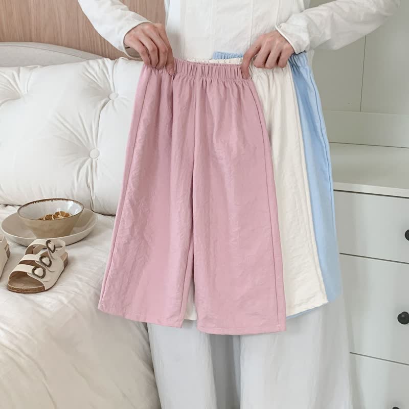 Toddler Girls Airy Crinkle Straight Leg Pants - image 1
