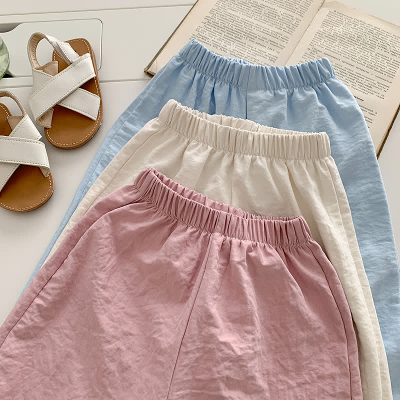 Toddler Girls Airy Crinkle Straight Leg Pants - image 5