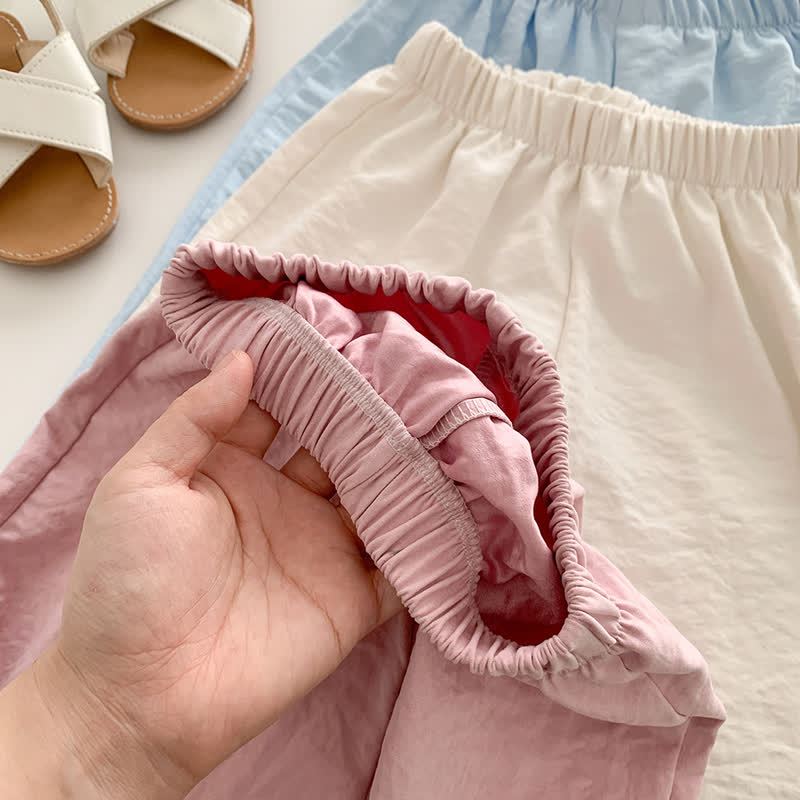 Toddler Girls Airy Crinkle Straight Leg Pants - image 7