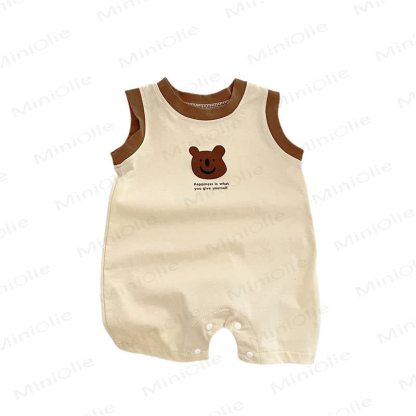 Baby Cotton Bear Print Romper - image 7
