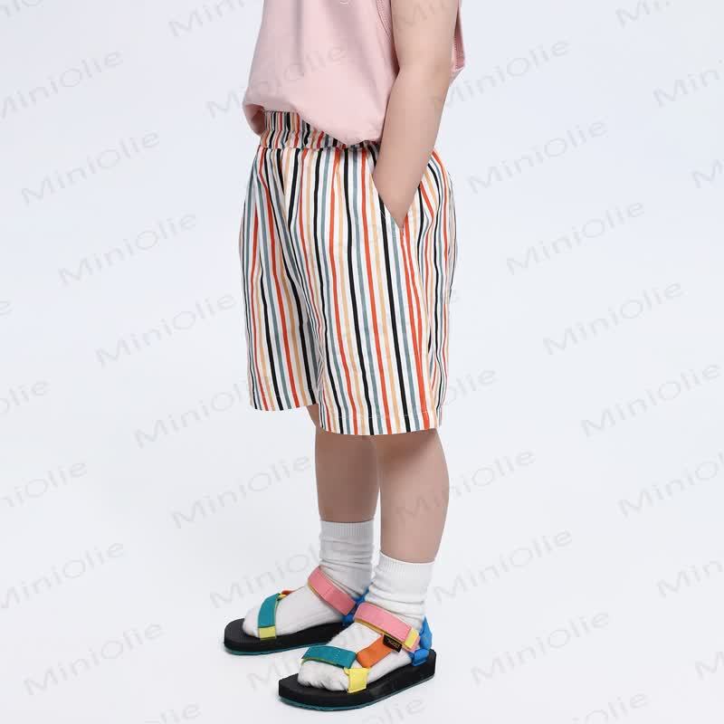 Toddler Boys Multicolor Stripe Shorts - image 3