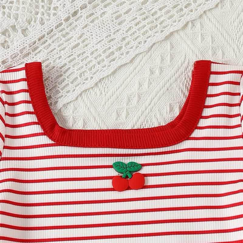 Toddler Baby Girls Flower/Fruit Patch T-Shirt - image 9