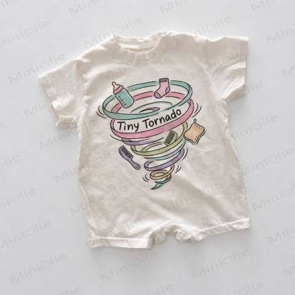 TINY TORNADO Baby White Romper - White - 18-24M - image 1