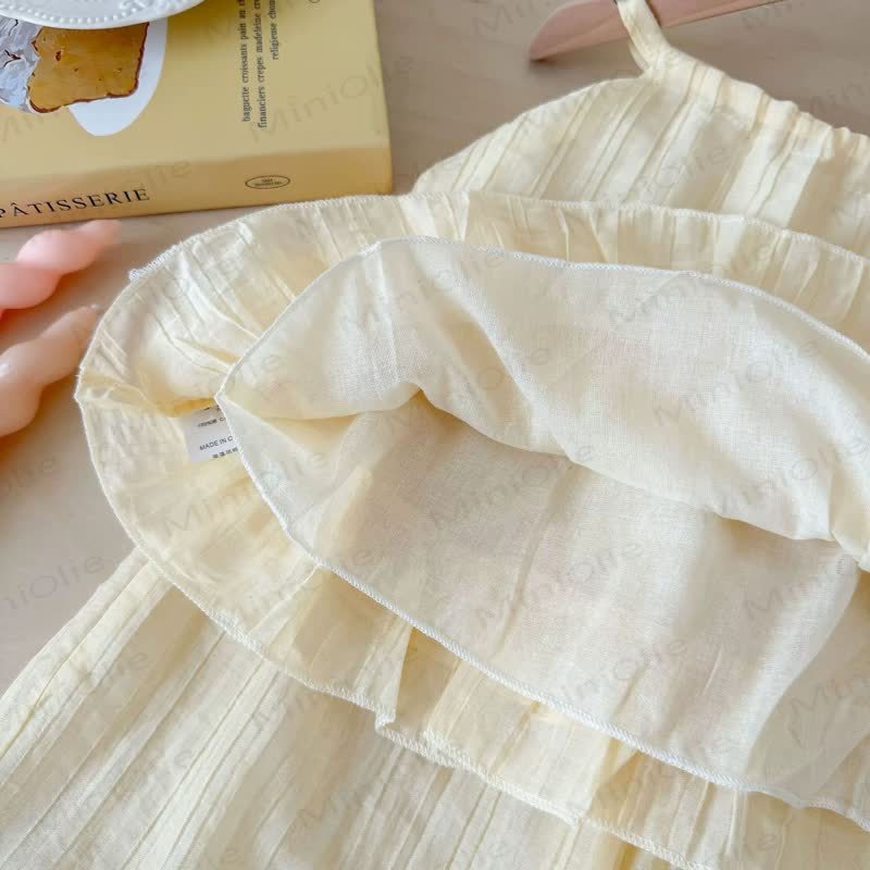 Toddler Girl Solid Color Sleeveless Set - image 5