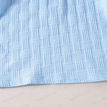 Baby Solid Color Polo Shirt and Shorts 2-piece Set - image 8