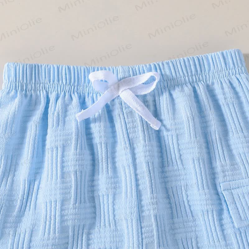 Baby Solid Color Polo Shirt and Shorts 2-piece Set - image 9