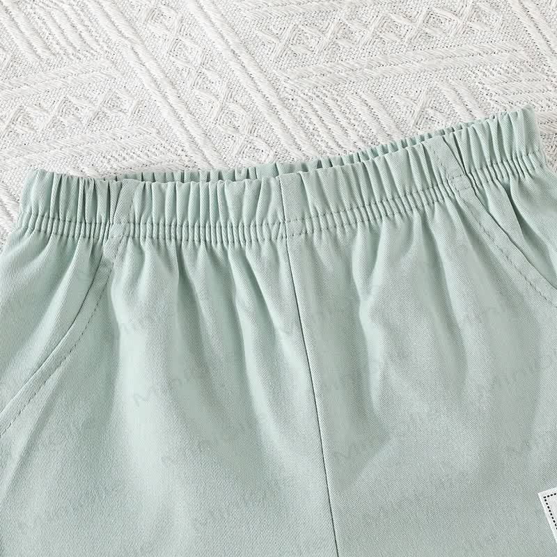 Baby Striped Polo Shirt and Shorts 2-piece Set - image 6