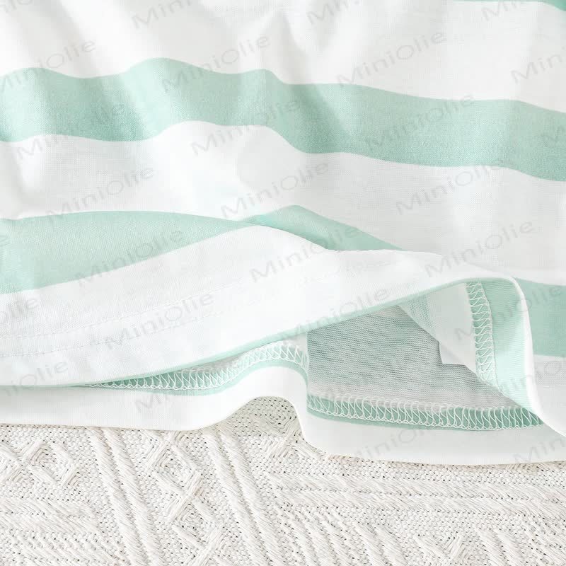 Baby Striped Polo Shirt and Shorts 2-piece Set - image 9