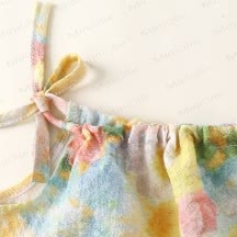 Toddler Girl Flower/Heart/Strawberry Print Sleeveless Set - image 6