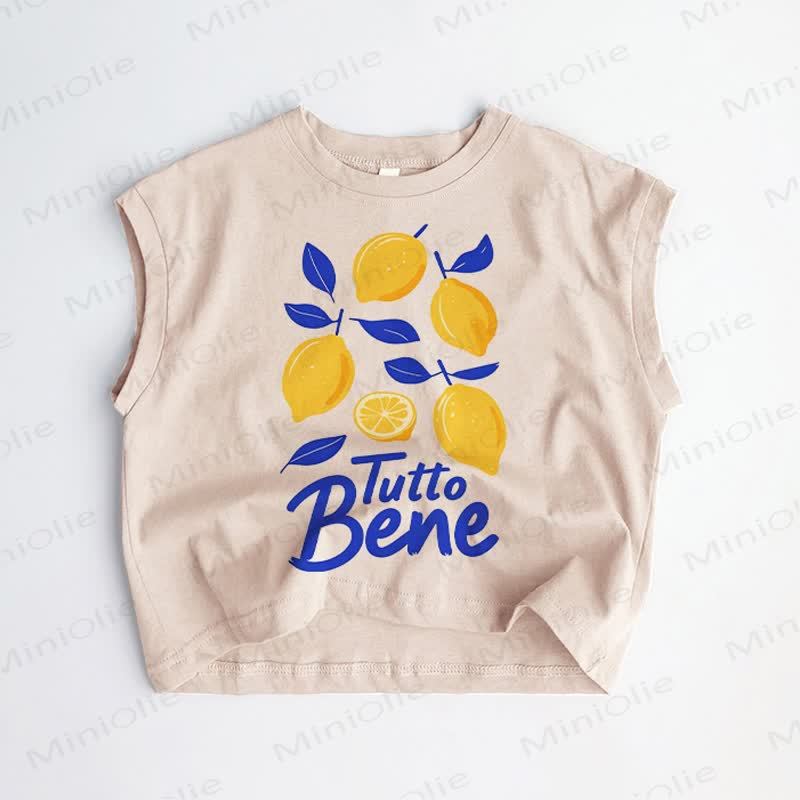 TUTTO BENE Baby Toddler Khaki Tank Top - Khaki - 3-5T - image 1