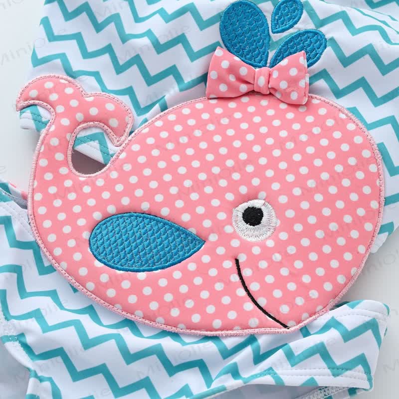 Toddler Girls Cartoon Print Sleeveless Two Piece Swimwear Set - image 8
